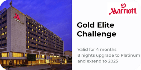 Marriott Bonvoy Gold Elite - 8 nights stay to Platinum to 2026