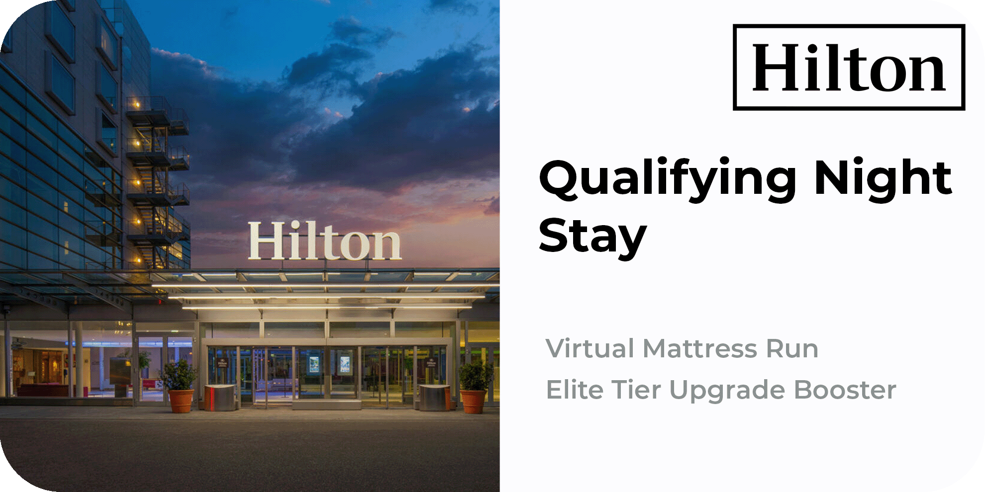 Hilton Qualifying 1 elite night -- Virtual mattress run