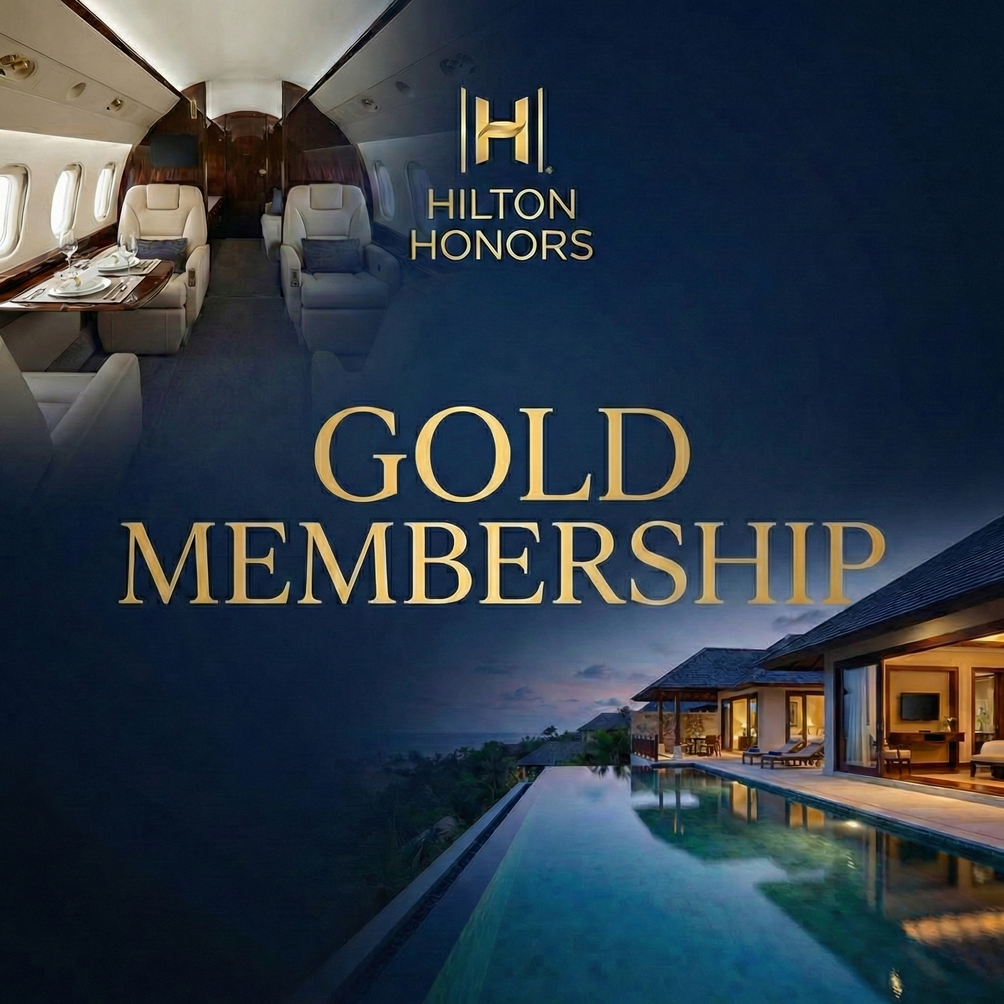 Hilton Honors Gold Membership — to 03.2028