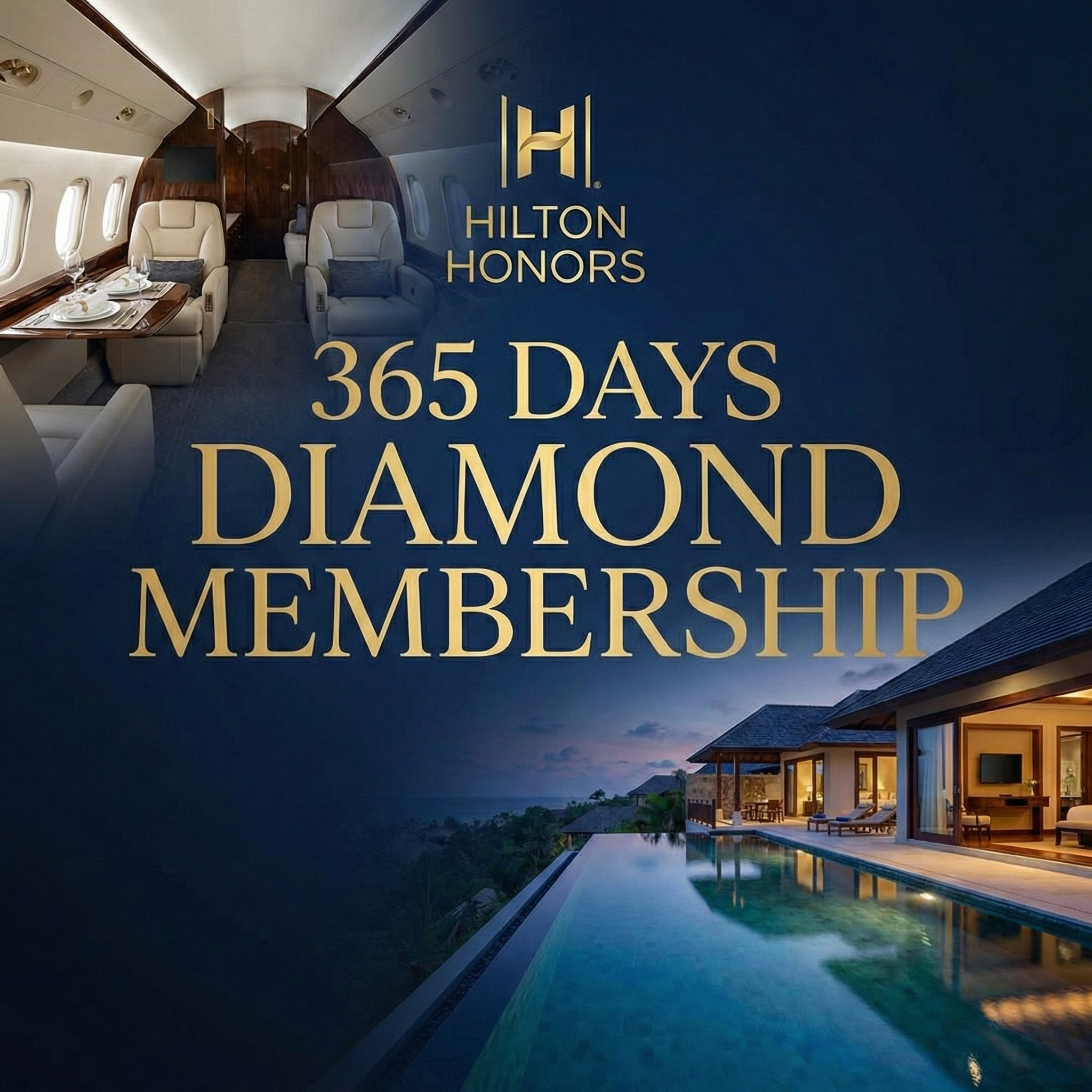 Hilton Honors Diamond Membership 365 days