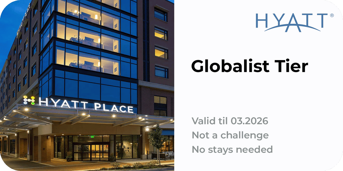 Hyatt Globalist till 03/2026