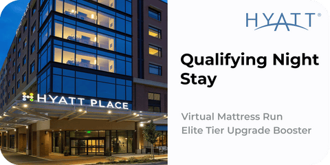 Hyatt Qualifying 1 elite night -- Virtual mattress run