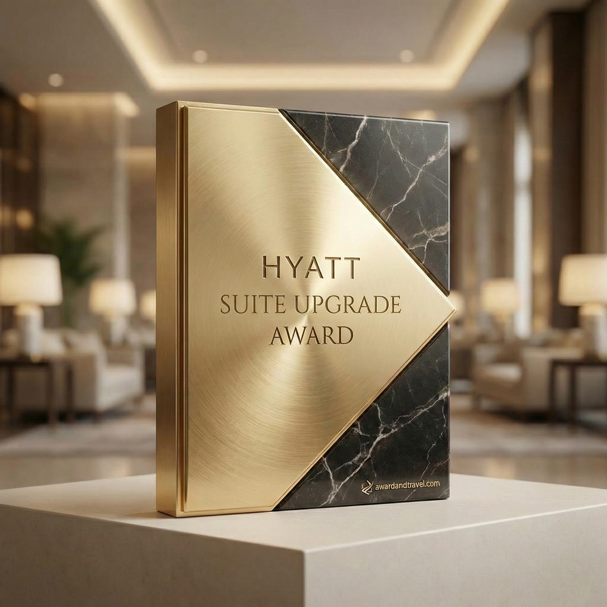 Hyatt Upgrade Certificate -- Suite Upgrade Award