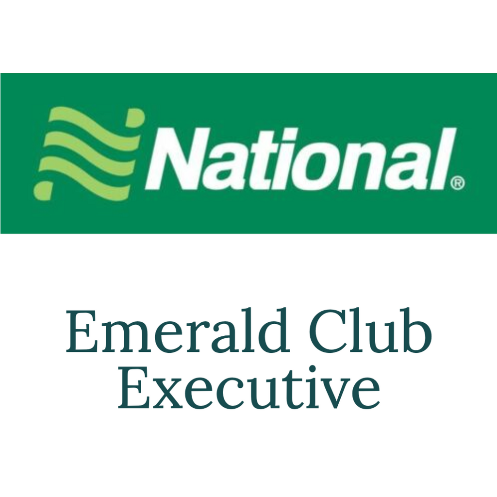National Car Rental Emerald Club Executive Award and Travel